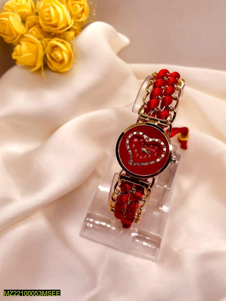 Heart shaped new luxury bracelet watch for ladies
