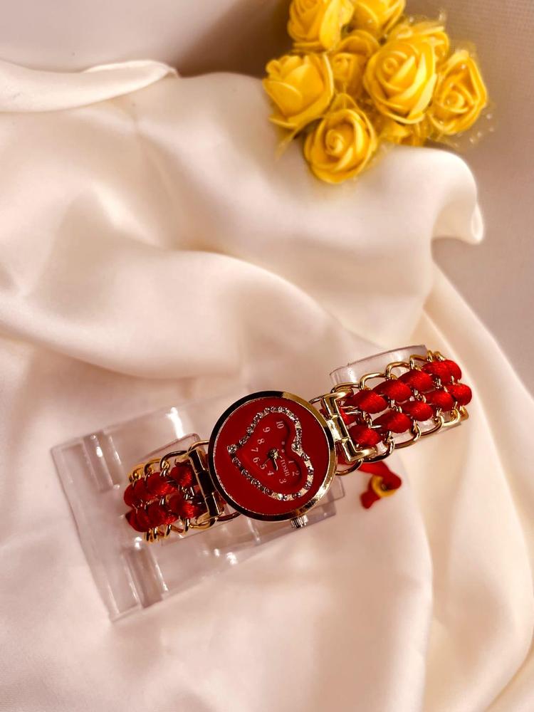 Heart shaped new luxury bracelet watch for ladies