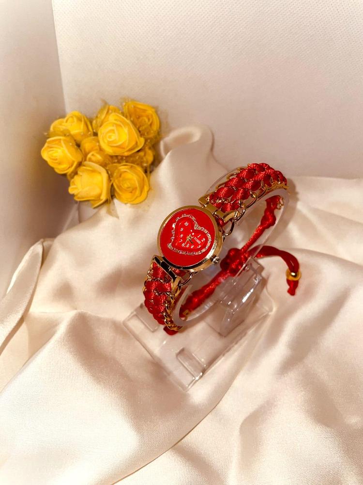 Heart shaped new luxury bracelet watch for ladies